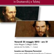 Volantino Parravicini Dostoevskij-Tolstoj 25-05-2012