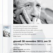 Locandina libro Giussani 28-11-2013