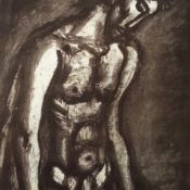 01 G. Rouault, Miserere Il a été maltraité et opprimé et il n'a pas ouvert la bousce 1922-27