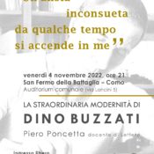 Locandina incontro Buzzati 04-11-2022
