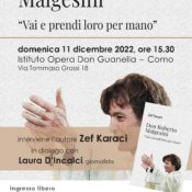 Locandina incontro libro Malgesini 11-12-2022