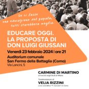 Volantino Don Giussani Educazione 23-02-2024