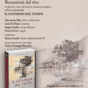 Locandina libro Il governo tempo 18-09-2026 Locandina libro Il governo tempo 18-09-2026